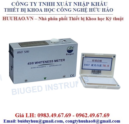 Máy đo độ trắng của giấy và lớp phủ Biuged BGD 586