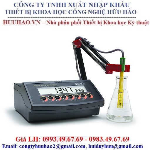 Máy đo EC/TDS/NaCl/nhiệt độ HANNA HI2300-02