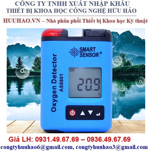 Máy Đo Nồng Độ Khí Oxy Smart Sensor AS8801