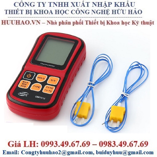 MÁY ĐO NHIỆT ĐỘ TIẾP XÚC BENETECH GM 1312