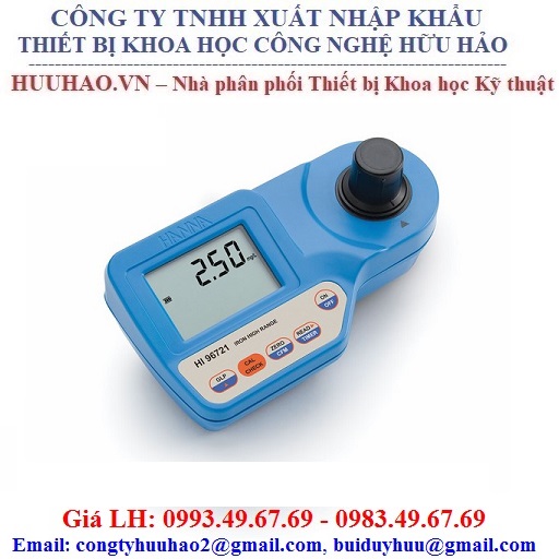 Máy đo nồng độ sắt HANNA HI 96721 (0.00 to 5.00 mg/L)