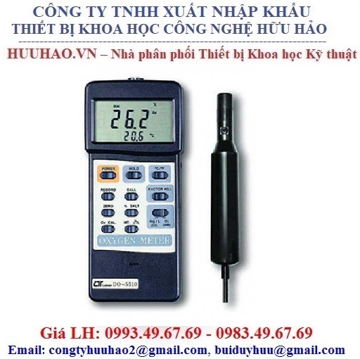 Máy đo nồng độ Oxy hòa tan Lutron DO-5511