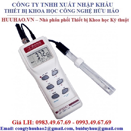 Máy đo pH / mV / nhiệt độ cầm tay Trans HP3040