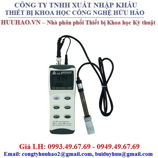 Máy đo pH nhiệt đô cầm tay AZ 8601