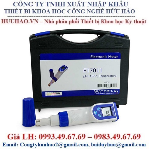 MÁY ĐO PH, ORP và NHIỆT ĐỘ HÃNG WATER ID – ĐỨC