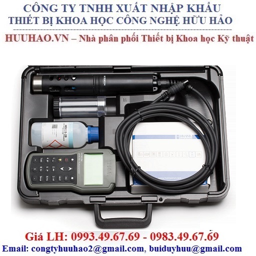 Máy đo PH/ORP/EC/Áp suất/Nhiệt độ Hanna HI98195