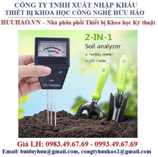 Máy đo pH đất và độ dinh dưỡng của đất