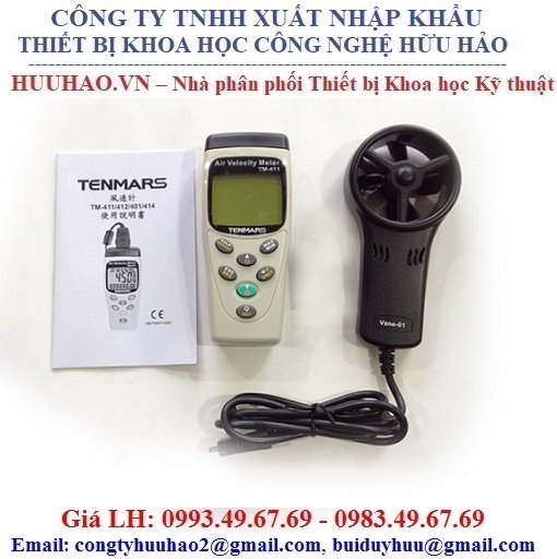 Máy đo tốc độ gió cầm tay Tenmars TM-412