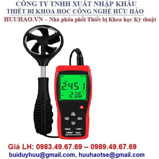 MÁY ĐO TỐC ĐỘ GIÓ, LƯU LƯỢNG GIÓ, NHIỆT ĐỘ TA8165