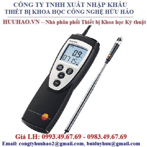 Máy đo tốc độ gió testo 416