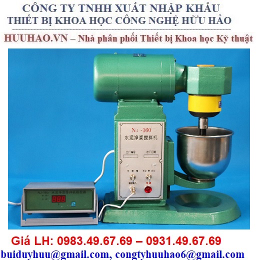 Máy trộn vữa xi măng tiêu chuẩn NJ-160A