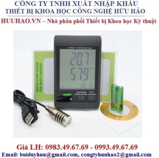 Nhiệt Ẩm Kế Tự Ghi GSM-20E