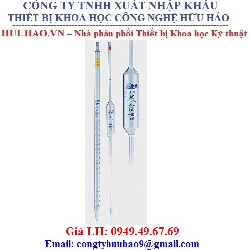 Pipete phòng thí nghiệm Isolab Đức