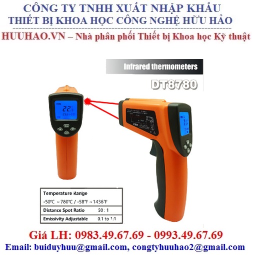 Súng đo nhiệt độ hồng ngoại DT8780