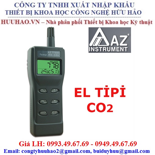 Máy đo khí CO2, nhiệt độ, độ ẩm AZ 77535