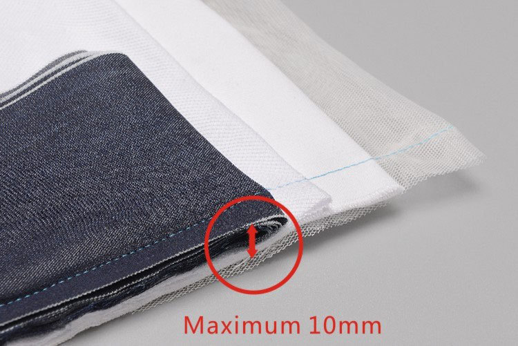 Phù hợp cho các mặt hàng mỏng và dày