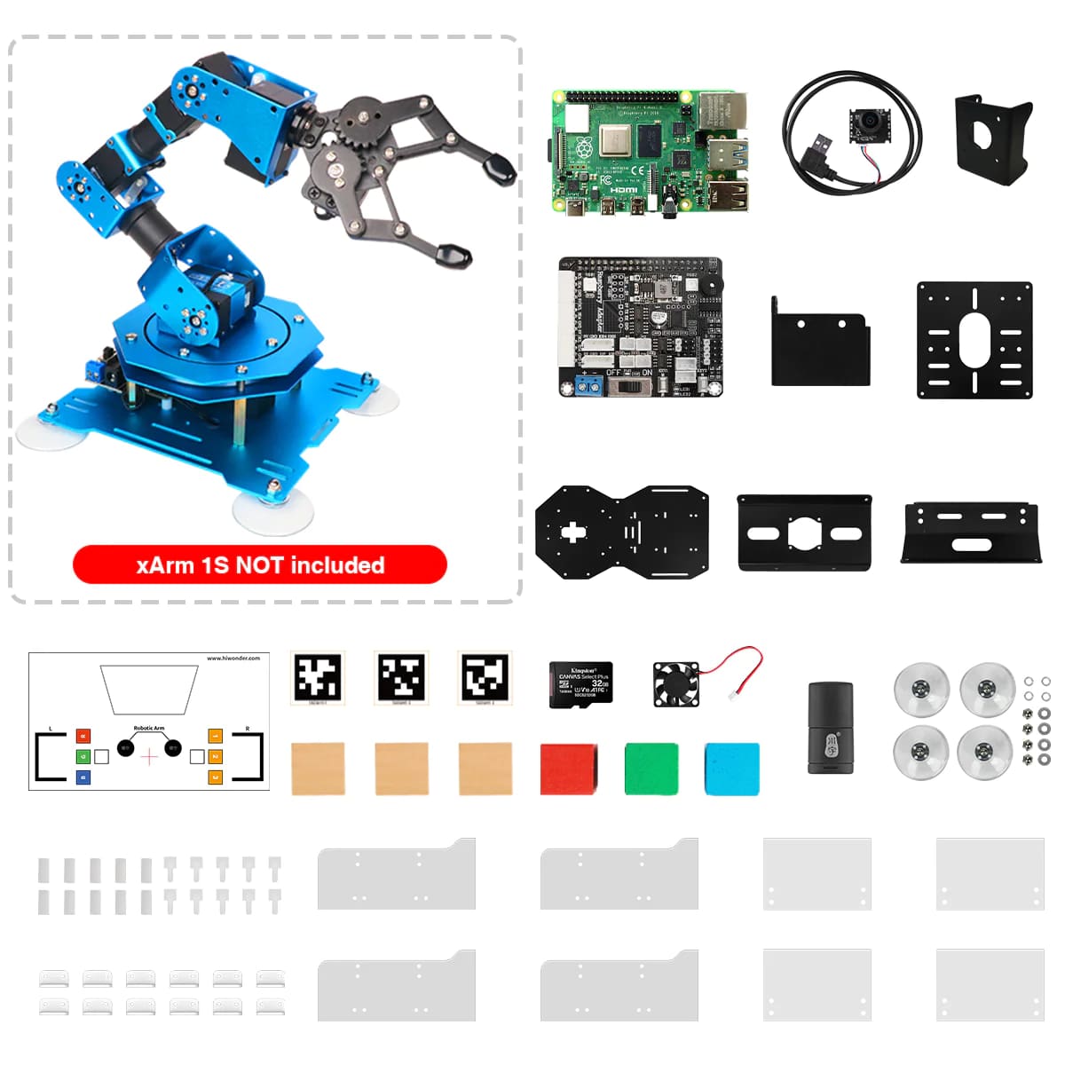 Raspberry Pi 4B Extension Kit for xArm Robotic Arm (Bộ mở rộng cho cánh tay robot xArm)