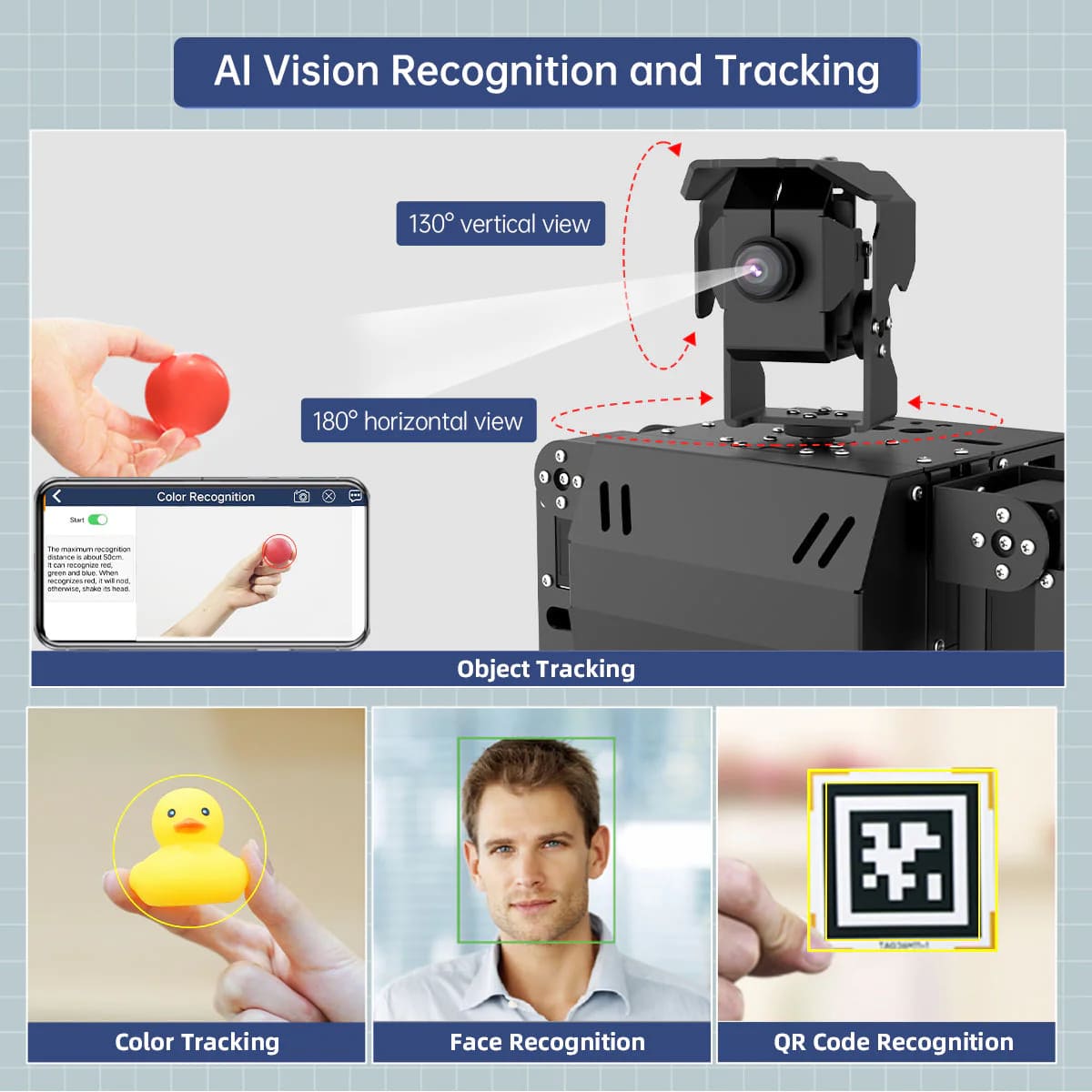 AiNex ROS Education AI Vision Humanoid Robot Powered by Raspberry Pi 4B Biped Inverse Kinematics Algorithm Learning Teaching Kit