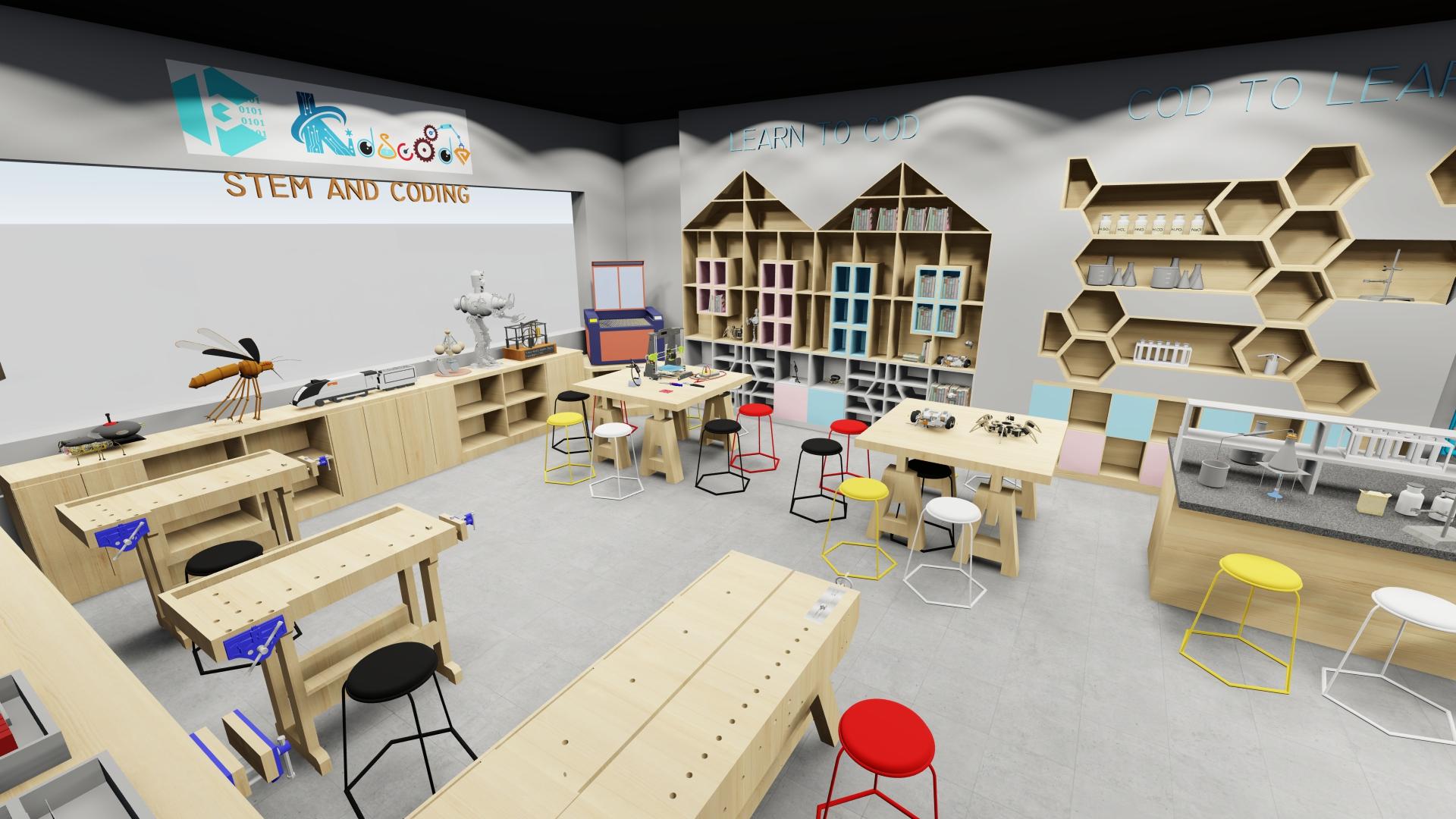 MakerSpace Khoa học & Công nghệ Tiểu học