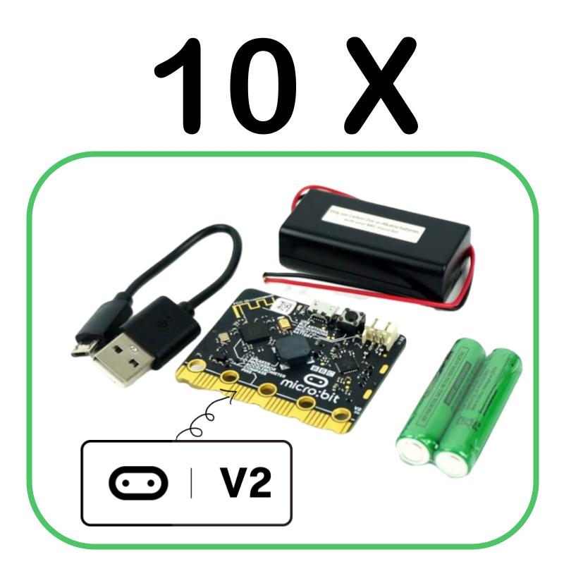 BBC micro:bit Club Bundles-10 Starter Kits for The Classroom