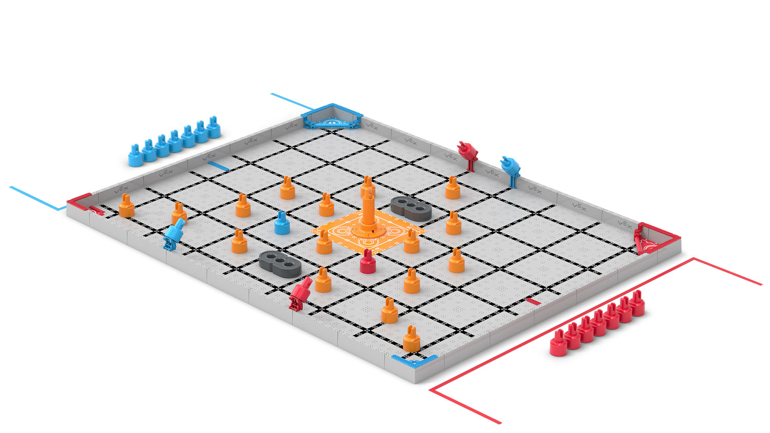 Match Field Color 2025-26 VEX IQ Robotics Competition
