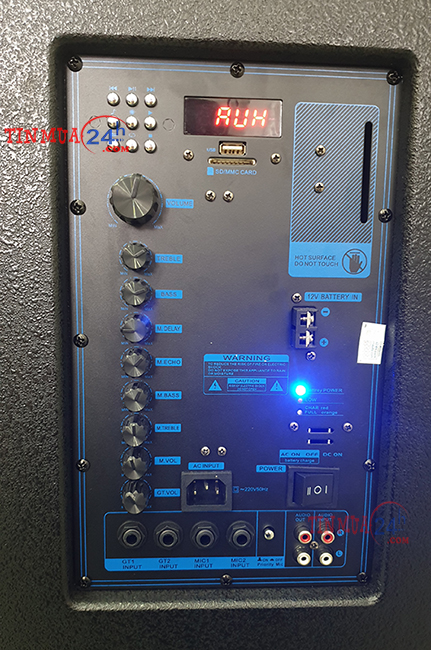 Loa kéo hát karaoke di động DK-6868Pro, công suất lớn