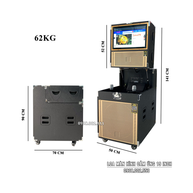 Kích thước Loa Kéo 4 Tấc SHUPO MH-315