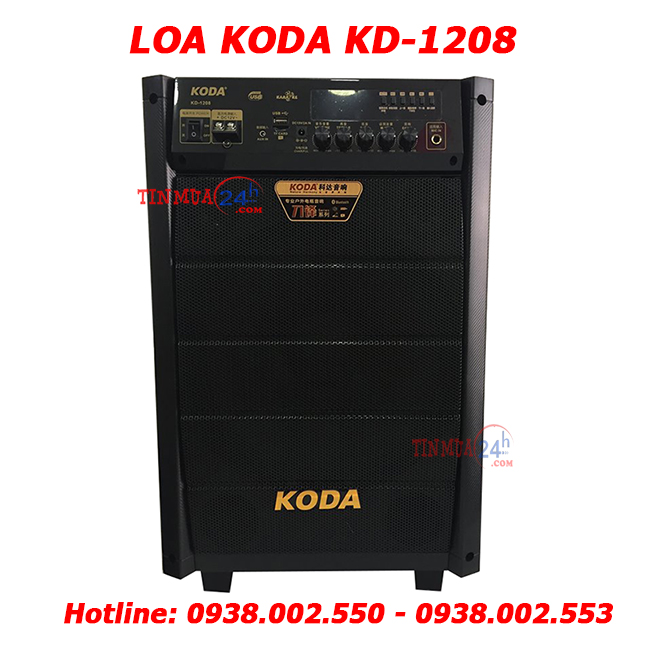 Loa Kẹo Kéo KODA KD-1208 | Loa kéo, loa karaoke, loa karaoke di động