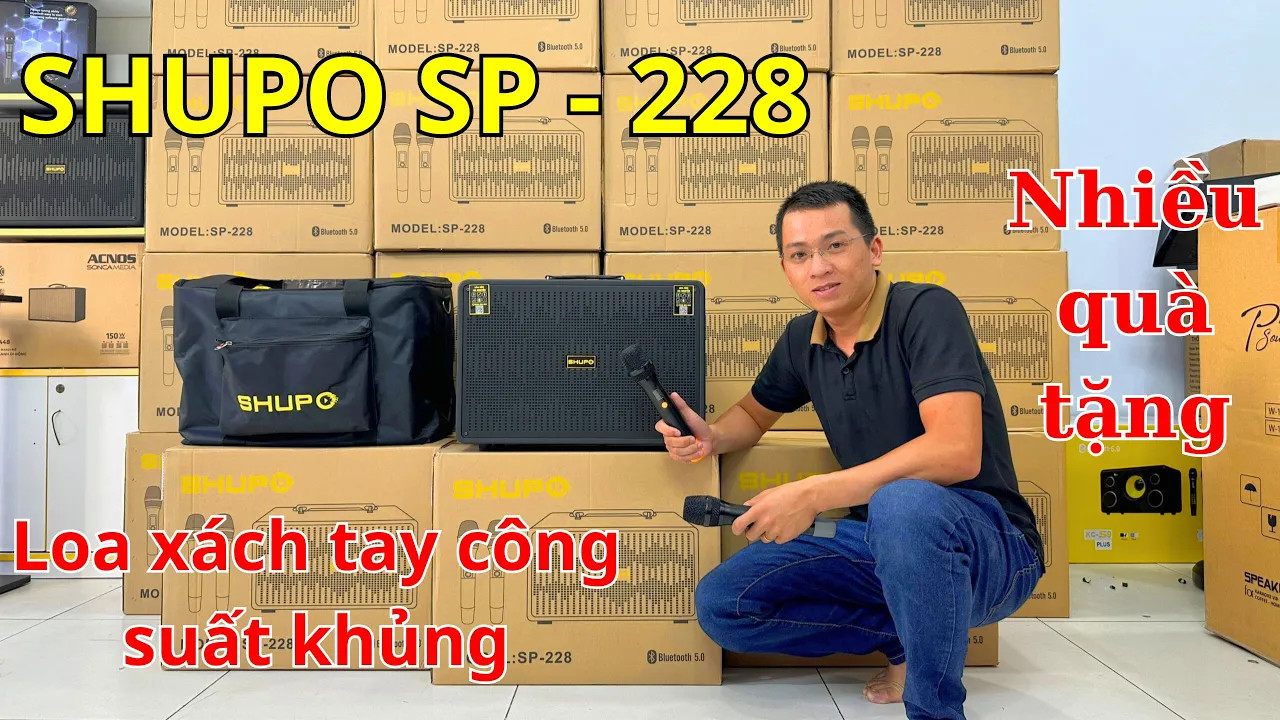 Loa karaoke xách tay Shupo 228