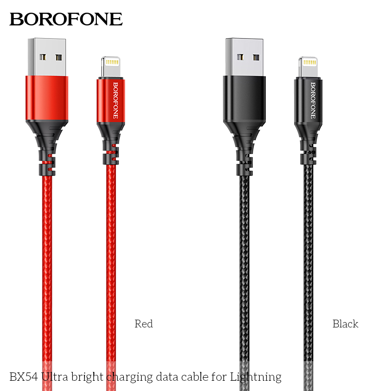 Borofone BX54 Iphone - Cáp Dù Sạc Nhanh 2.4A Phụ kiện Hiệp Thương