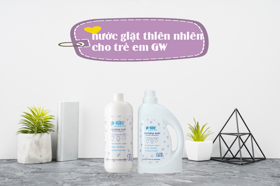 nước giặt thiên nhiên cho bé GW