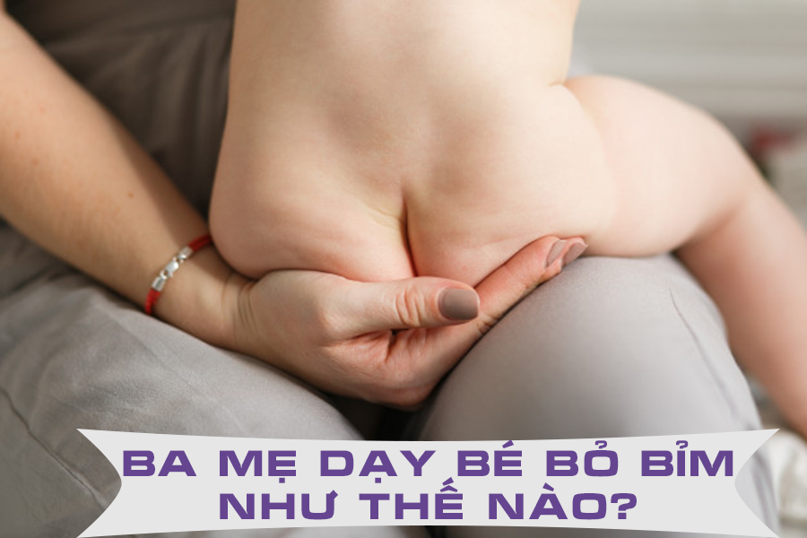 dạy bé bỏ bỉm