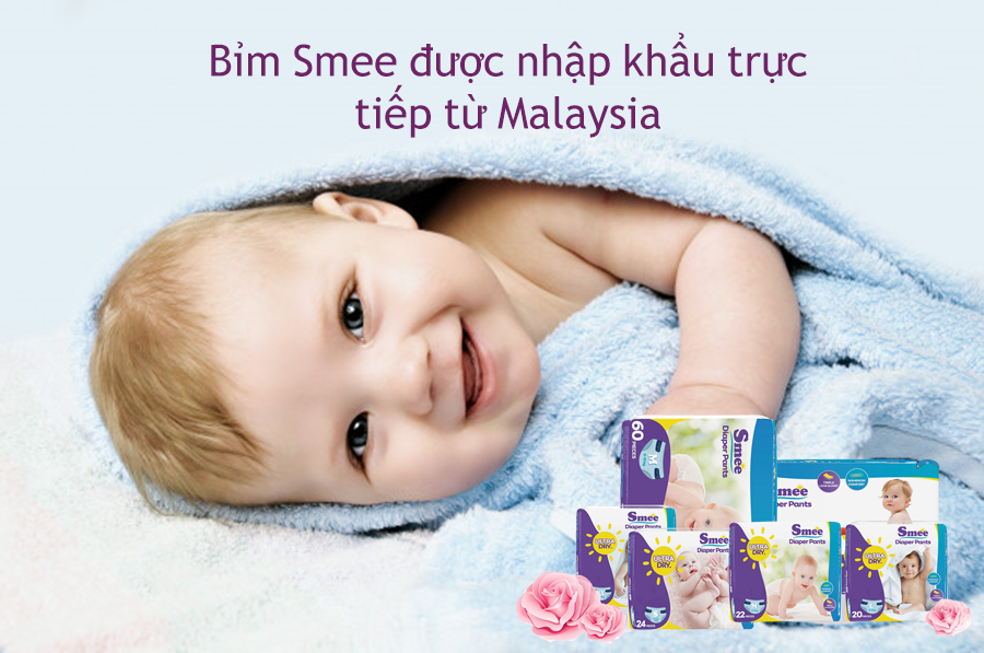 Bỉm Smee nhập khẩu trực tiếp từ Malaysia