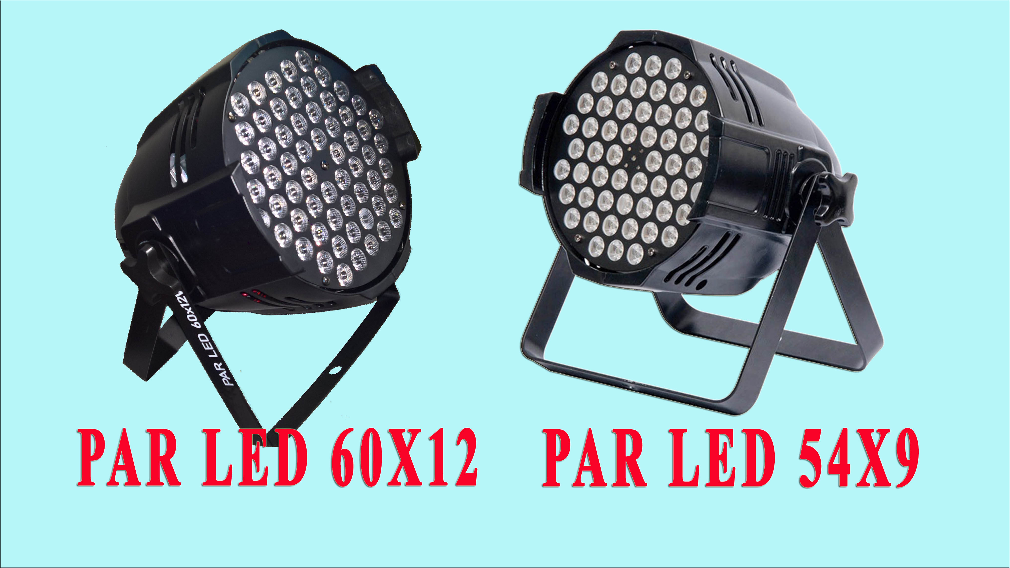 So sánh đèn Par Led 54x9 và Par Led 60x12