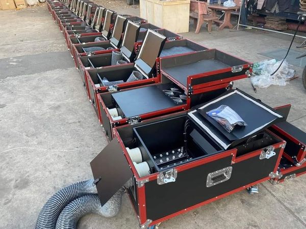 🔥 Máy Tạo Khói Nặng 4000W QNS 2 Đầu – Khói Sát Mặt Sàn, Hiệu Ứng Đỉnh Cao