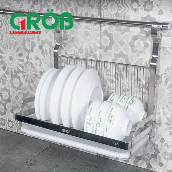 Phụ kiện giá treo ngoài tối ưu không gian căn bếp Việt