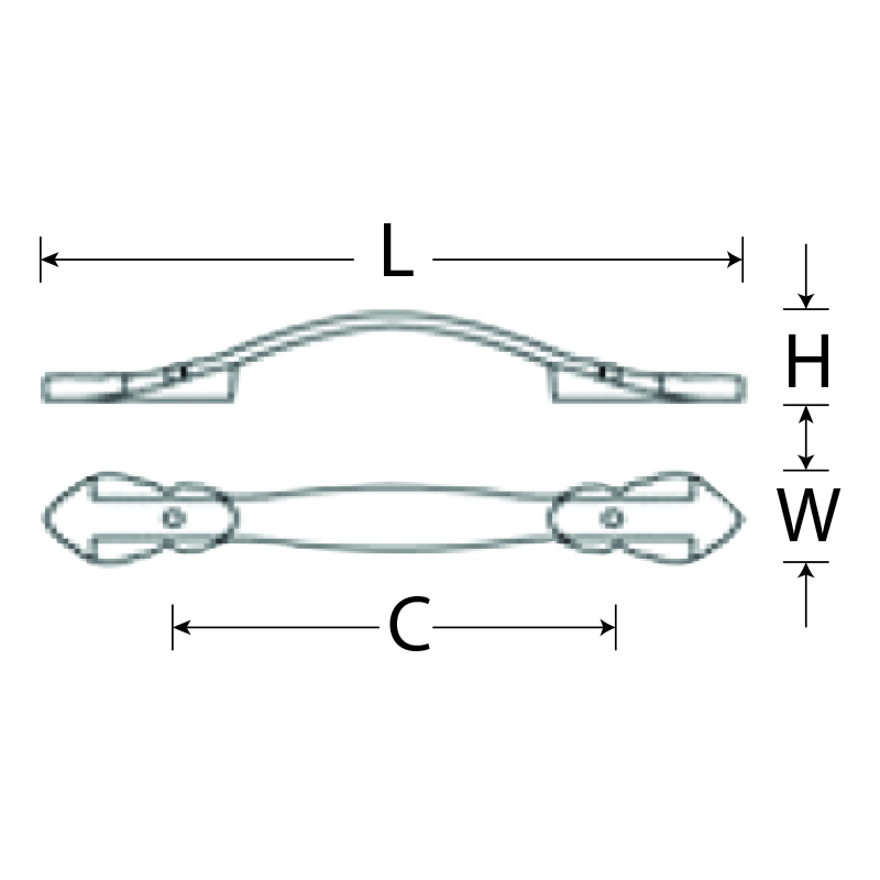 Tay nắm tủ KHA-56CF