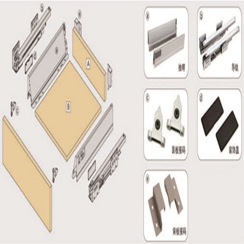 Ray hộp giảm chấn không tăng cường