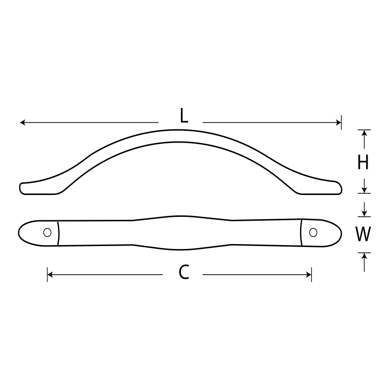 Tay nắm tủ GH-8118