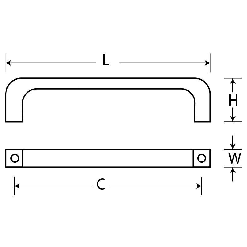 Tay nắm tủ KHA-26H