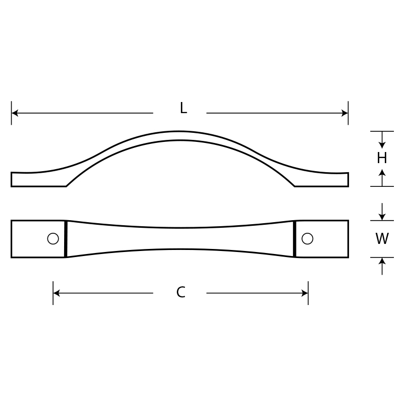 Tay nắm tủ GH-118