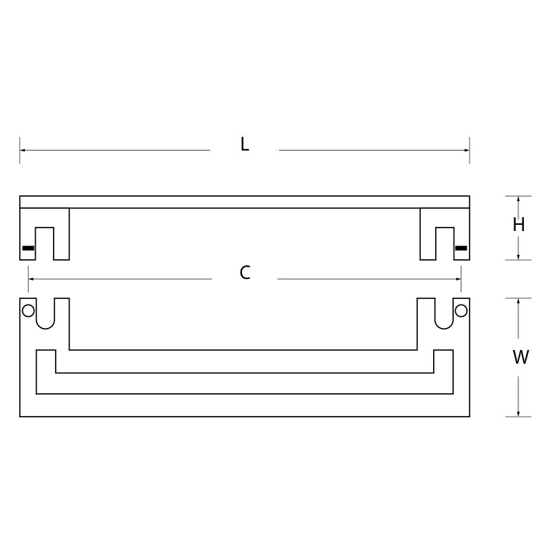 Tay nắm tủ GH-12S