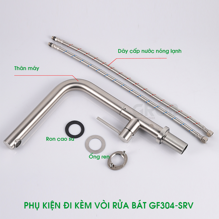 VÒI RỬA BÁT GF304-SRV