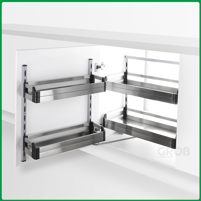 Tủ đồ khô 2 tầng inox hộp