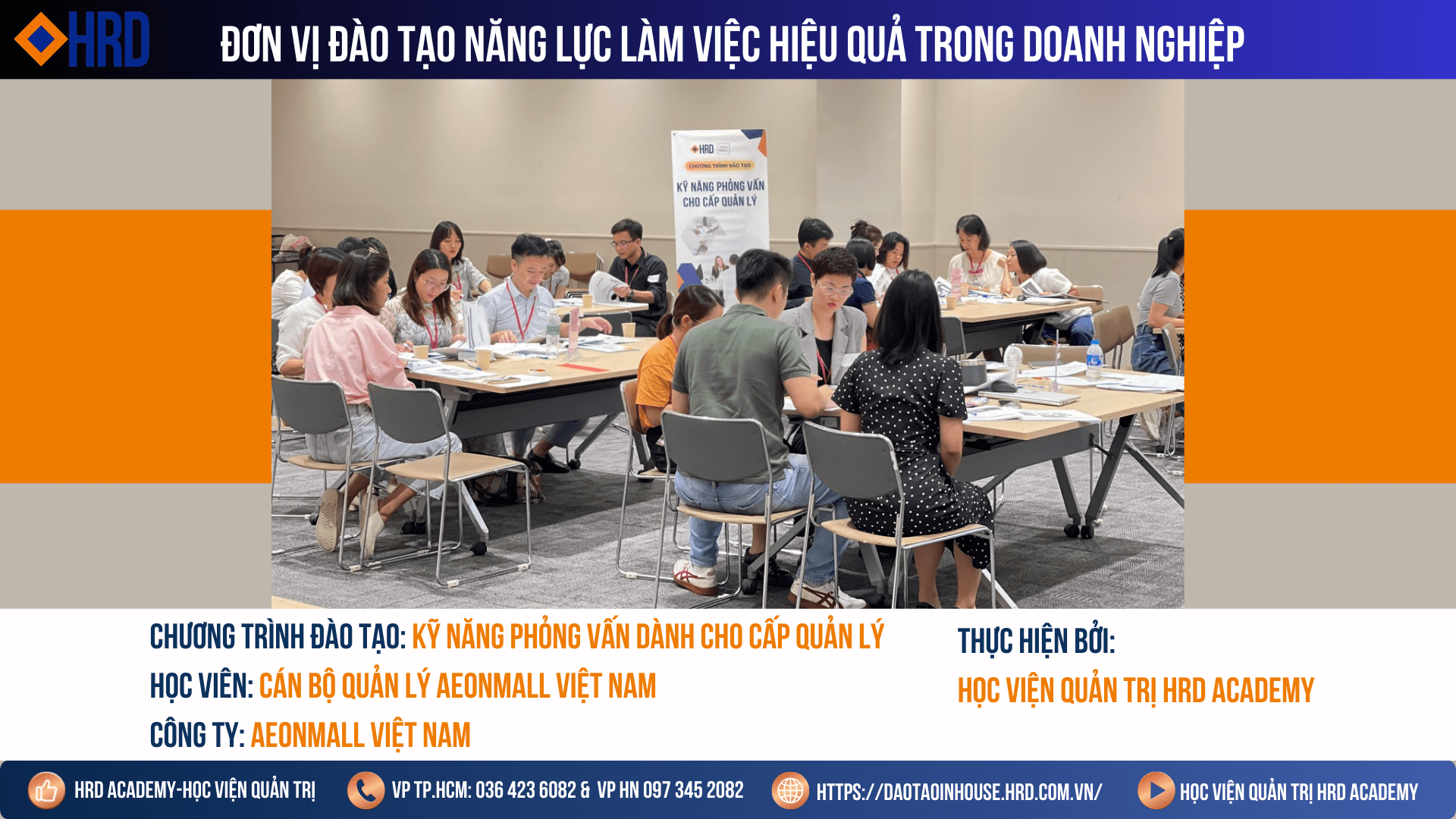 KỸ NĂNG PHỎNG VẤN DÀNH CHO CẤP QUẢN LÝ | AEONMALL VIỆT NAM