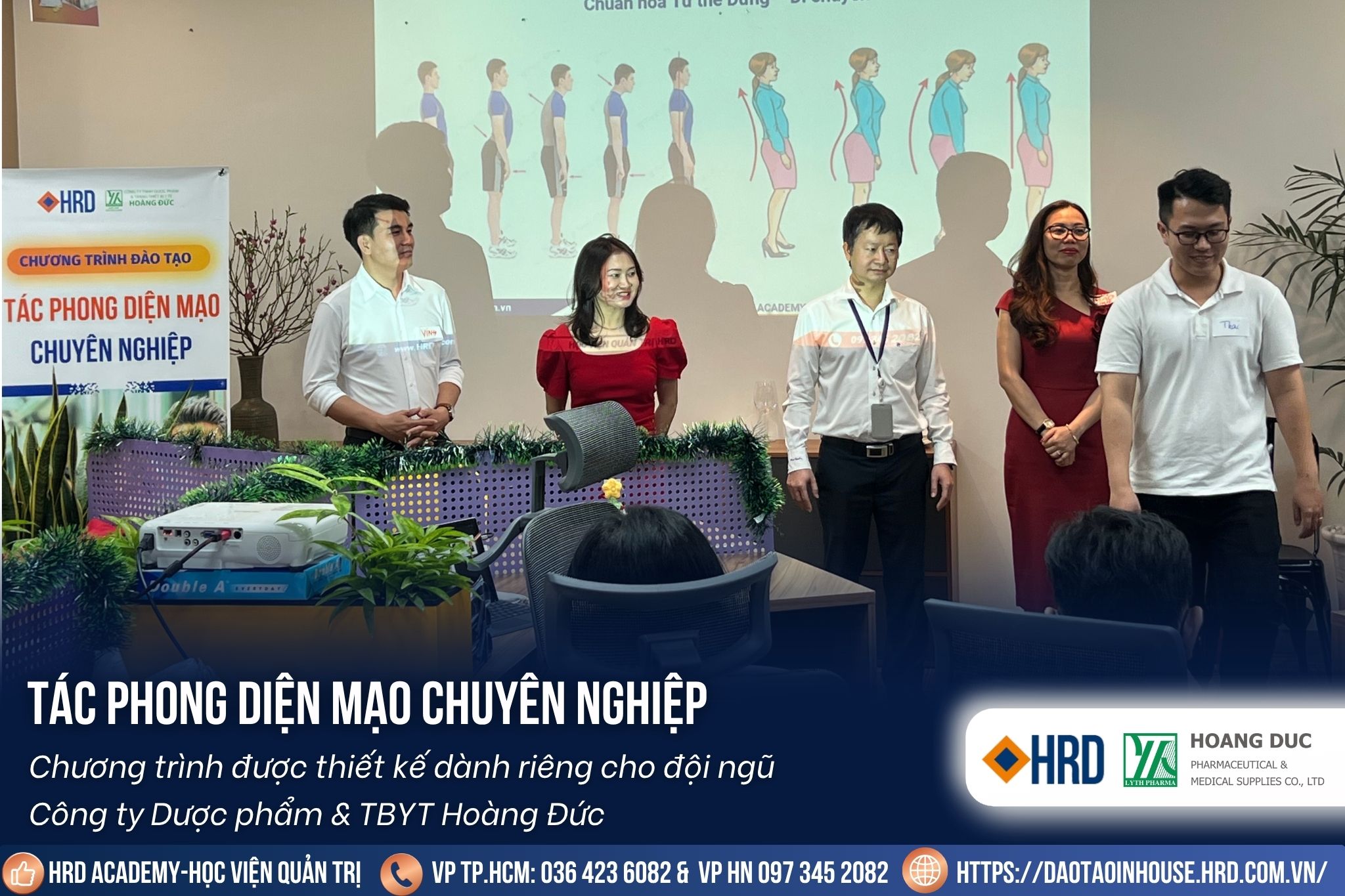 Tác phong diện mạo chuyên nghiệp | Công ty Dược phẩm & TTBYT Hoàng Đức