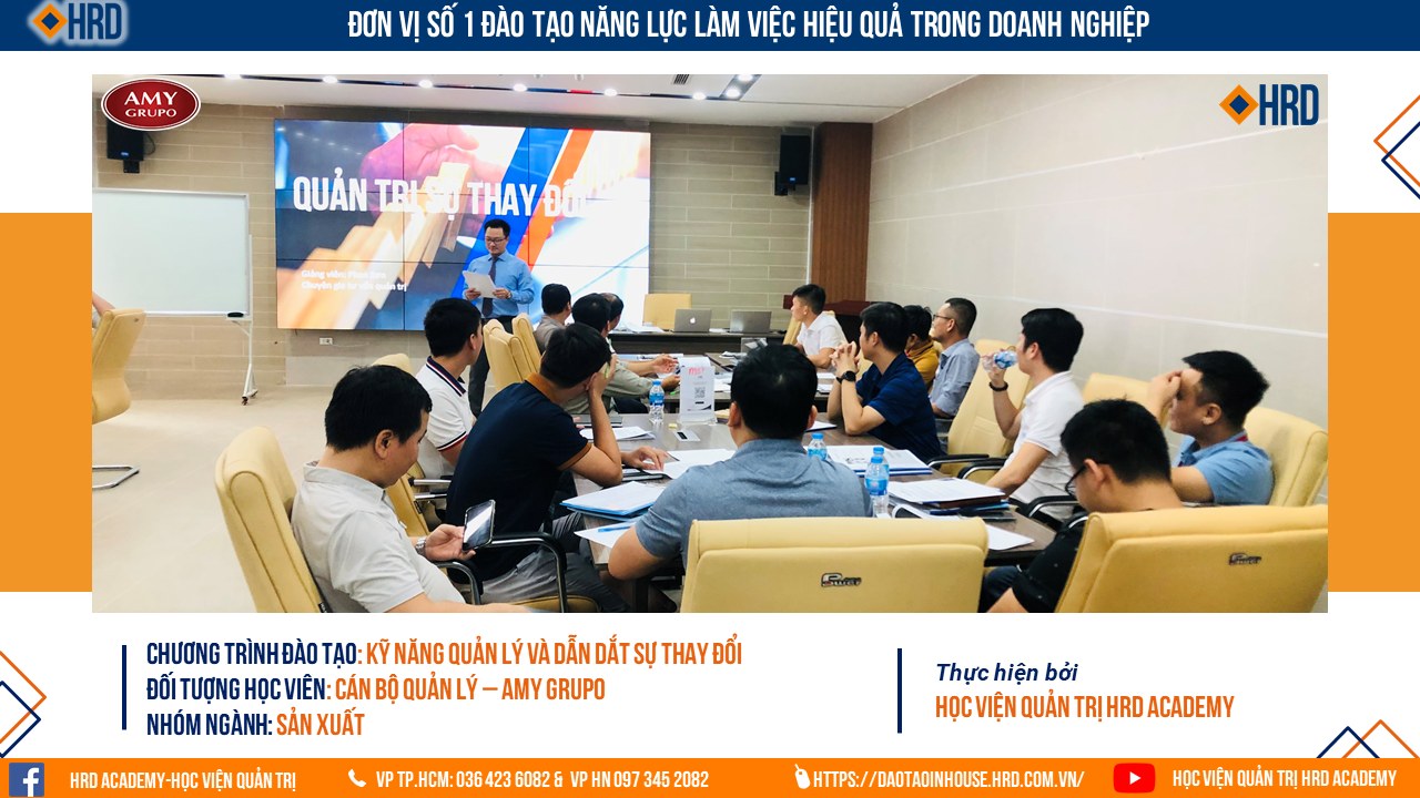 KỸ NĂNG QUẢN LÝ VÀ DẪN DẮT SỰ THAY ĐỔI | CÔNG TY AMY GRUPO