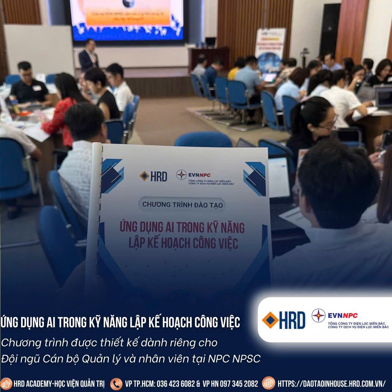 HRD Academy x EVN NPC NPSC - Ứng dụng AI trong Kỹ năng Lập kế hoạch công việc