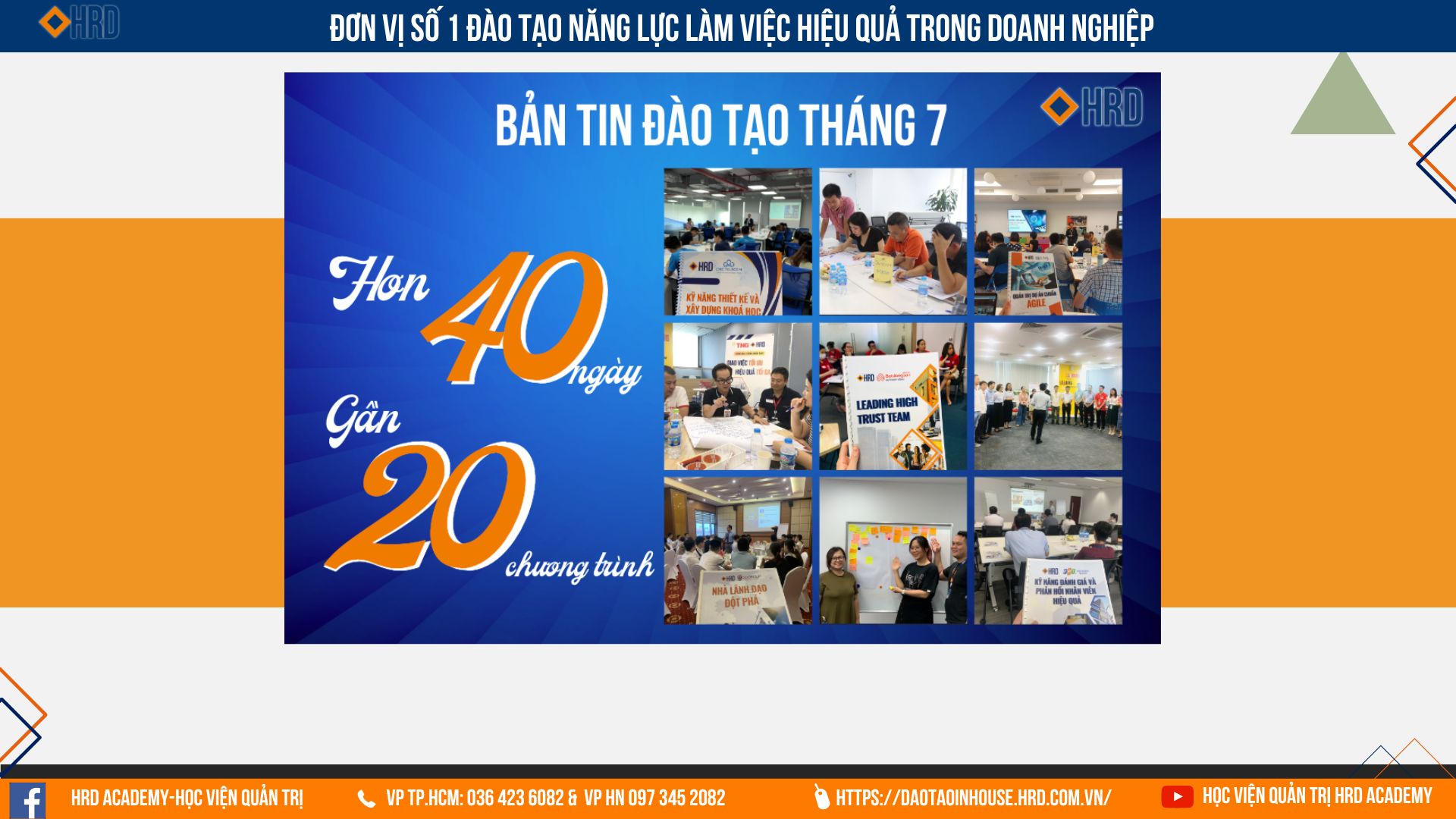 BẢN TIN ĐÀO TẠO THÁNG 7