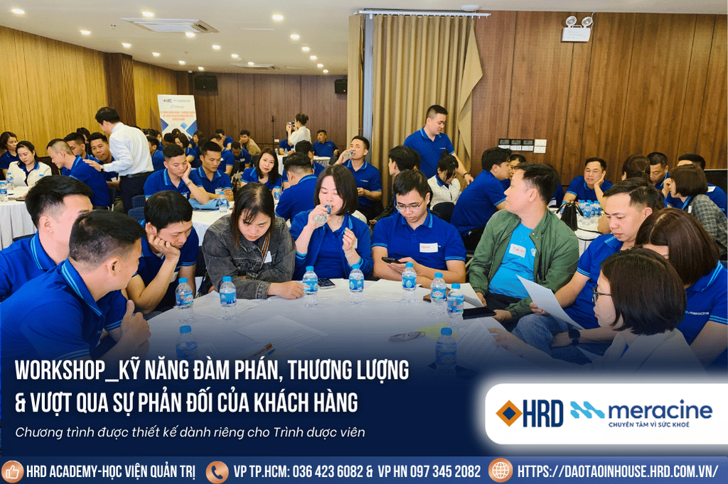 Workshop: Kỹ năng đàm phản, thương lượng và vượt qua sự phản đối của khách hàng | MERACINE